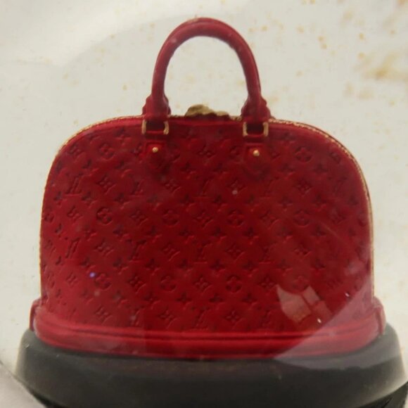 LOUIS VUITTON Snow Globe Alma VIP Limited Clear Red L - Picture 11 of 13